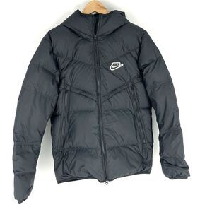Nike Sportswear Coat Size Small Mens Black Down Fill Windrunner Puffer Jacket